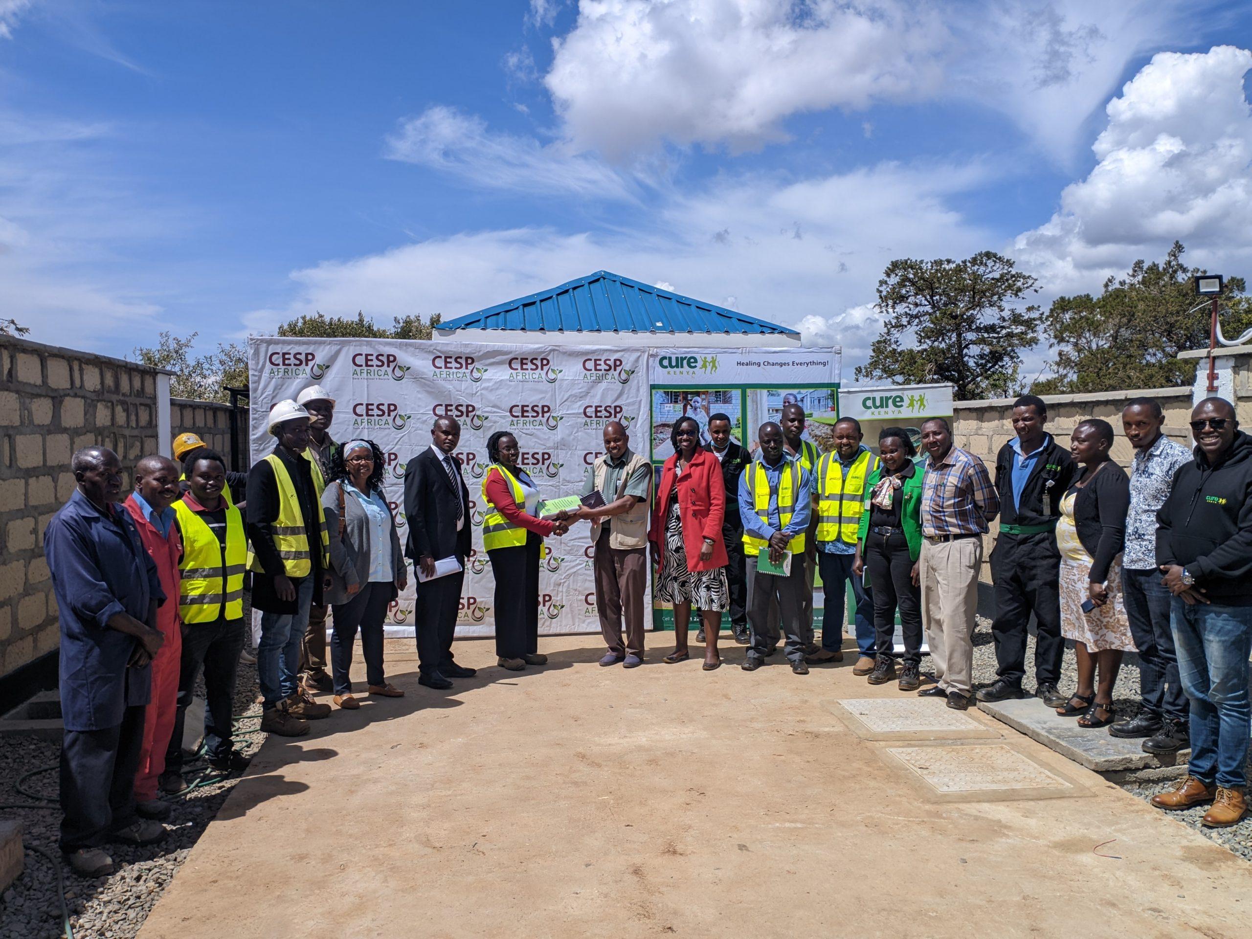 Handover of the wastewater plant